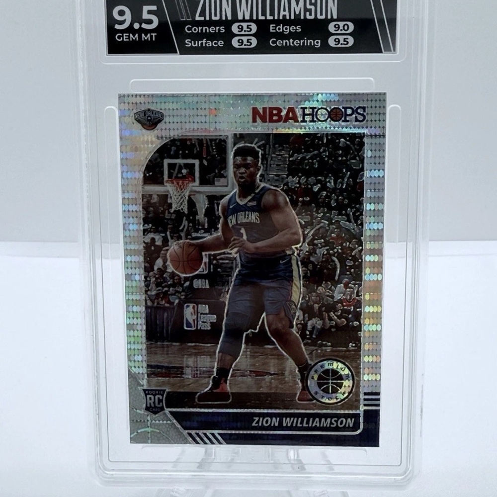 Zion Williamson rookie card.